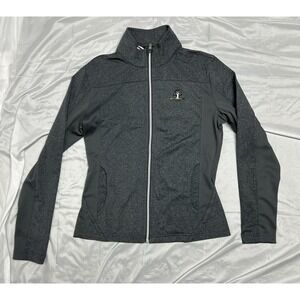 Levelwear Full Zip Performance Jacket, Gray Women's M, Stonewall Golf Club Theme